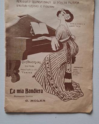 Spartito d'epoca "Il Pianoforte" - Torino 1913