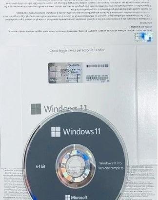 Box Windows 11 Pro 64bit ita e DVD licenza fisica