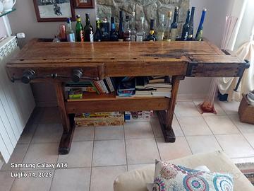 Antico Tavolo da Falegname RESTAURATO