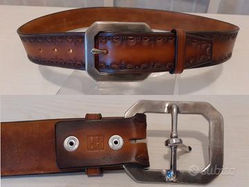 Cinghie western di pelle