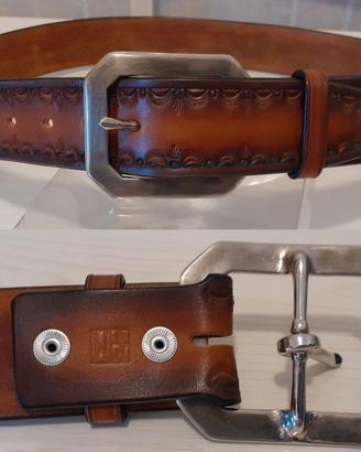 Cinghie western di pelle