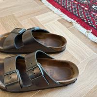 Birkenstock - pelle grigio - taglia 38 -
