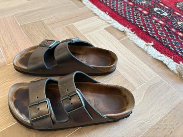 Birkenstock - pelle grigio - taglia 38 -