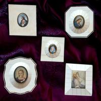 Quadri miniature Madonne antiche avorio  tartaruga