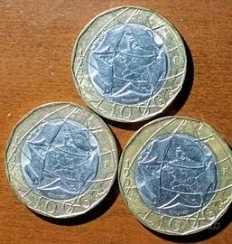 Monete Lire 1000 Bimetalliche 1997. Errore Confini