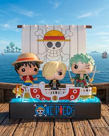 Espositore Funko Pop One Piece - con vela e LED