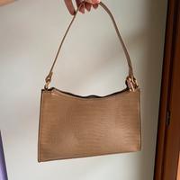 Borsa a spalla beige Ovs