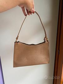 Borsa a spalla beige Ovs