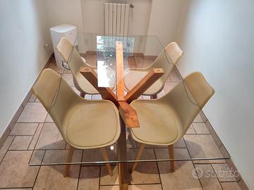 Tavolo in vetro Jysk 90×160