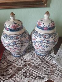 coppia vasi decorativi