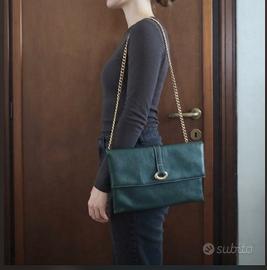  Borsa a tracolla vintage Andrea Mabiani in pelle
