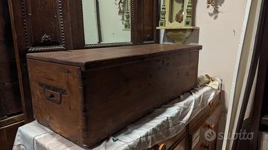 baule, cassa, cassone molto antico