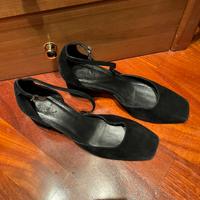 Décolleté nere scamosciate