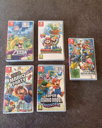 Gioco vari nintendo switch super mario