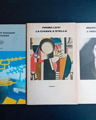 Lotto 5 libri narrativa edizione Einaudi