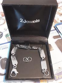 braccialetto unisex in acciaio