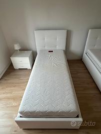 Letto contenitore e comodino