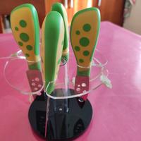 Coltelli formaggio con ceppo