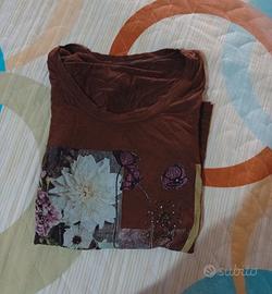 tshirt donna manica lunga artigli m