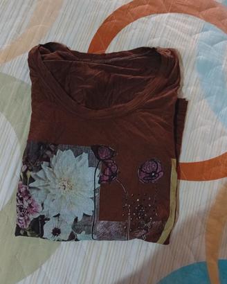 tshirt donna manica lunga artigli m