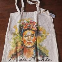 borsa nuova in tela Frida Kahlo 