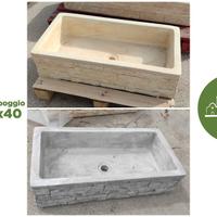 Lavabo d'Appoggio Linosa 80x40