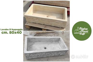 Lavabo d'Appoggio Linosa 80x40