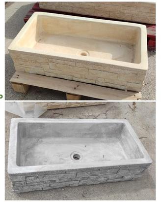 Lavabo d'Appoggio Linosa 80x40