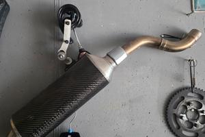 scarico daytona speed triple triumph carbonio