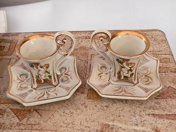 Set da caffe ceramiche di capodimonte