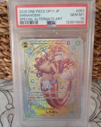 carta One piece shiraoshi SP PSA10