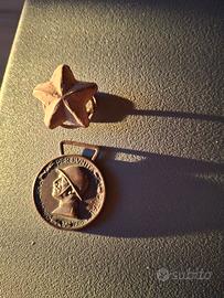 medaglia bronzo nemico ww1 e stelletta ww2