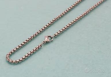 Collana catenina in Acciaio inox 