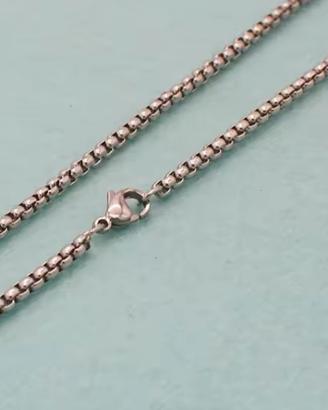 Collana catenina in Acciaio inox 