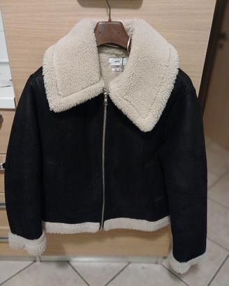 giubbotto in eco pelle