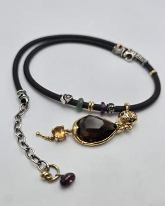 COLLANA MISANI ORO ARGENTO