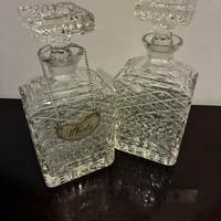 Porta whisky in cristallo.