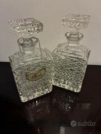 Porta whisky in cristallo.