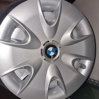 Cerchi in ferro Bmw + copricerchi originali