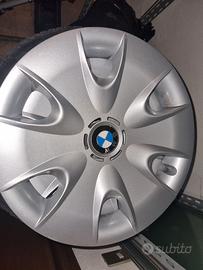 Cerchi in ferro Bmw + copricerchi originali