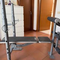 Panca con borsa pesi