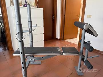 Panca con borsa pesi