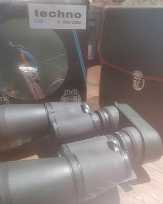 Binocolo techno zoom 8x20x50 con custodia e set. 