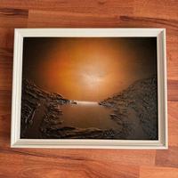 Quadro tramonto 3d