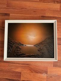 Quadro tramonto 3d