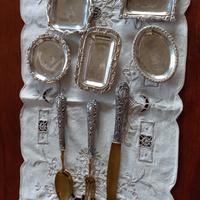 Piattini silver plate e posate argento