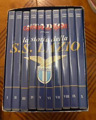 Cofanetto completo 10 DVD La storia della lazio