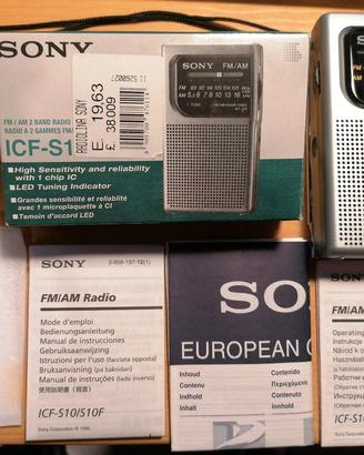 Radio Sony ICF-S10 NUOVO CON SCATOLA