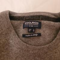 Maglione Woolrich grigio 100% lana