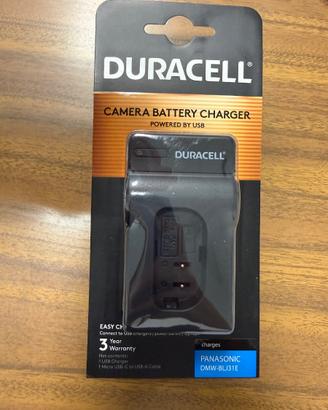 Caricabatterie duracell per panasonic DMW-BLJ31E